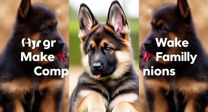 Why German Shepherd Puppies Make Excellent Family Companions