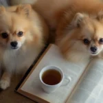 2 pomeranians