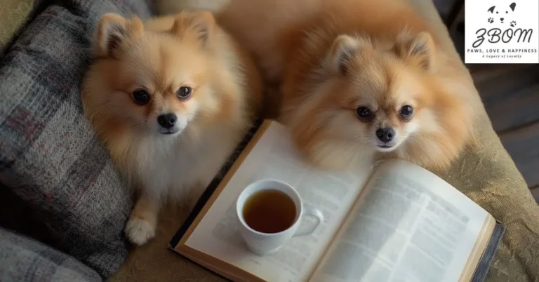 2 pomeranians
