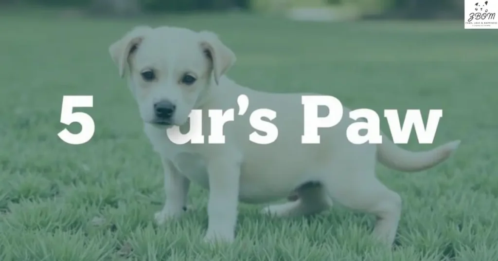 the-five-parts-of-your-pups-paw the five parts of your pup's paw