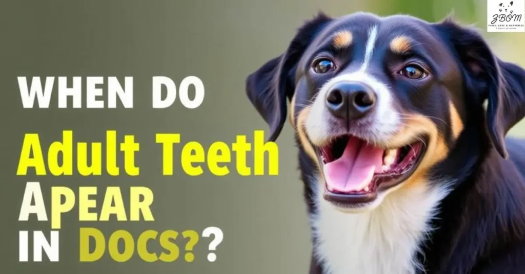 when do adult teeth appear in dogs?